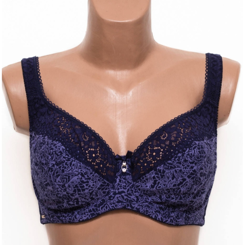 90 F бюстгальтер Lanny Mode 11848 бавовняний синій