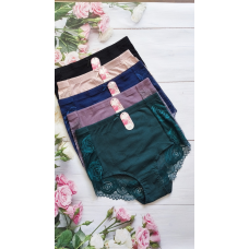 Розмір 56-58 набір жіночих трусів з мереживом бавовна